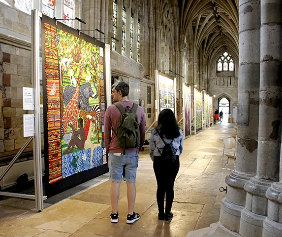 Threads at Exeter Cathedral